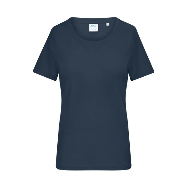 T-shirt Ladies 1:1 Rib blu / XS - personalizzabile con logo