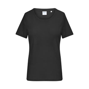 T-shirt Ladies 1:1 Rib nero / XS - personalizzabile con logo