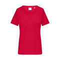 T-shirt Ladies 1:1 Rib rosso / XS - personalizzabile con logo
