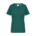 T-shirt Ladies 1:1 Rib verde / XS - personalizzabile con logo