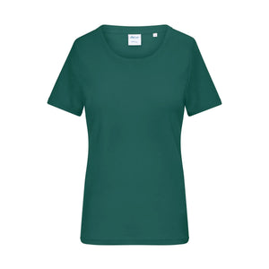 T-shirt Ladies 1:1 Rib verde / XS - personalizzabile con logo