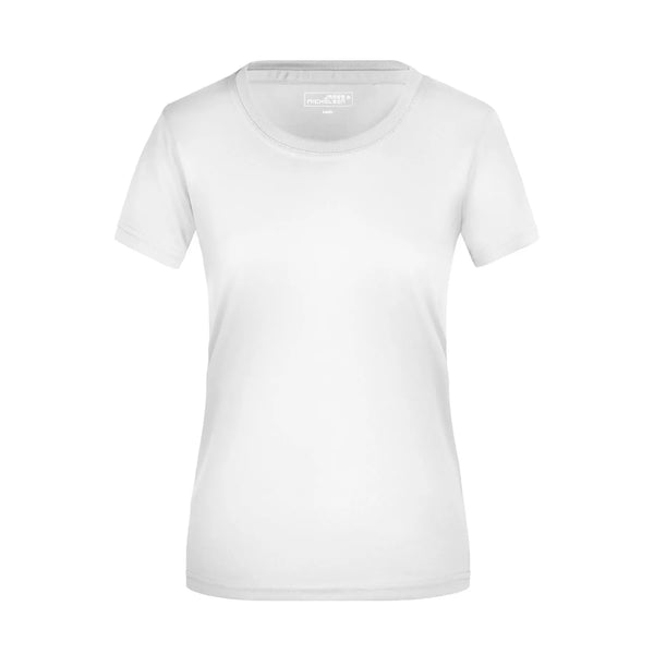 T-shirt Ladies Active-t bianco / XS - personalizzabile con logo