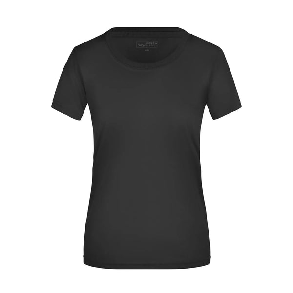 T-shirt Ladies Active-t nero / XS - personalizzabile con logo
