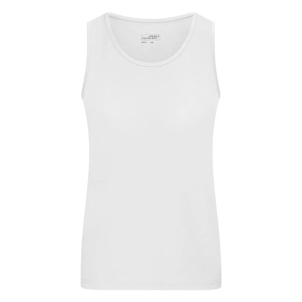 T-shirt Ladies Active Tanktop bianco / XS - personalizzabile con logo
