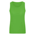 T-shirt Ladies Active Tanktop verde / XS - personalizzabile con logo