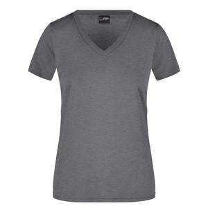 T-shirt Ladies Active-v grigio / XS - personalizzabile con logo