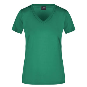 T-shirt Ladies Active-v verde / XS - personalizzabile con logo
