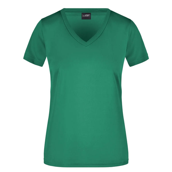 T-shirt Ladies Active-v verde / XS - personalizzabile con logo