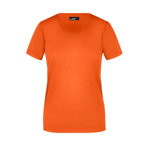 T-shirt Ladies Basic-t arancione / S - personalizzabile con logo