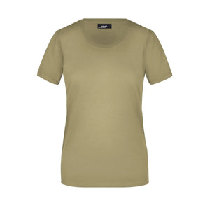 T-shirt Ladies Basic-t beige / S - personalizzabile con logo