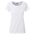 T-shirt Ladies Basic-t bianco / XS - personalizzabile con logo
