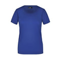 T-shirt Ladies Basic-t blu / S - personalizzabile con logo