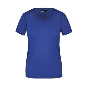 T-shirt Ladies Basic-t blu / S - personalizzabile con logo