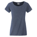 T-shirt Ladies Basic-t blu / XS - personalizzabile con logo