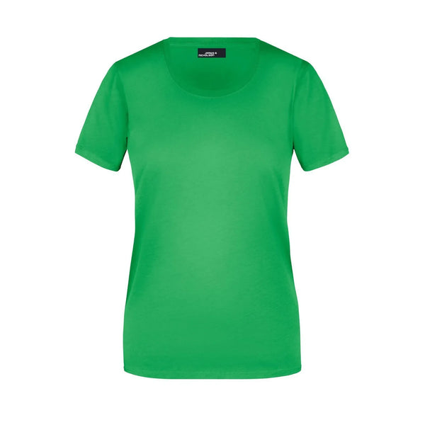 T-shirt Ladies Basic-t fern-green / S - personalizzabile con logo
