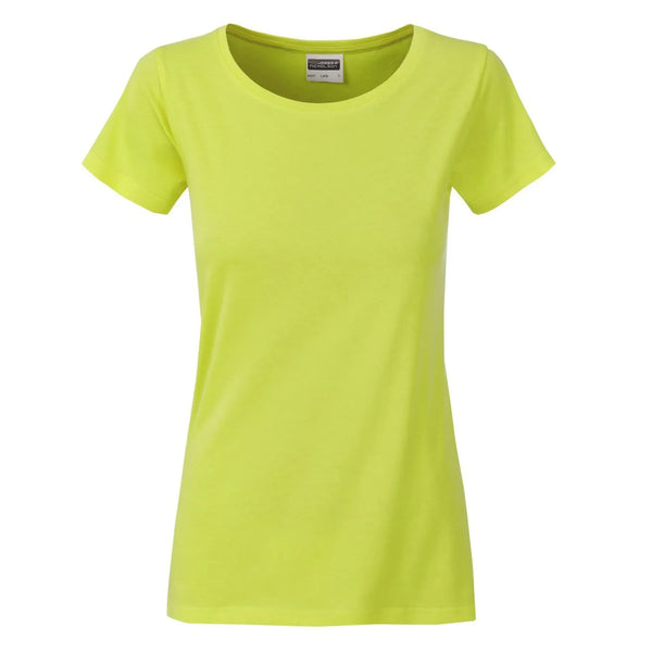 T-shirt Ladies Basic-t giallo / XS - personalizzabile con logo