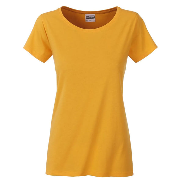 T-shirt Ladies Basic-t gold-yellow / XS - personalizzabile con logo