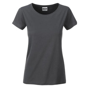 T-shirt Ladies Basic-t graphite / XS - personalizzabile con logo