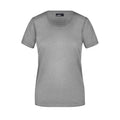 T-shirt Ladies Basic-t grey-heather / S - personalizzabile con logo
