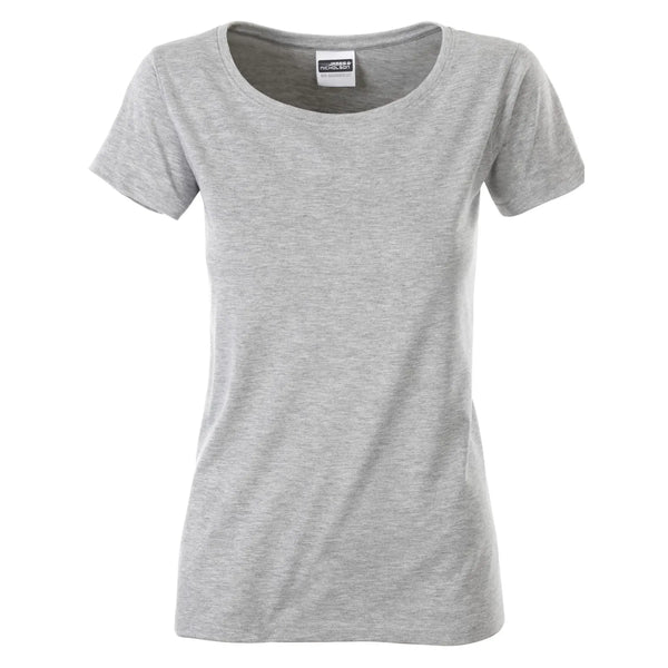 T-shirt Ladies Basic-t grey-heather / XS - personalizzabile con logo