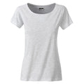 T-shirt Ladies Basic-t grigio / XS - personalizzabile con logo