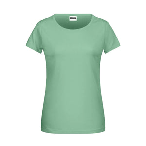 T-shirt Ladies Basic-t jade-green / XS - personalizzabile con logo