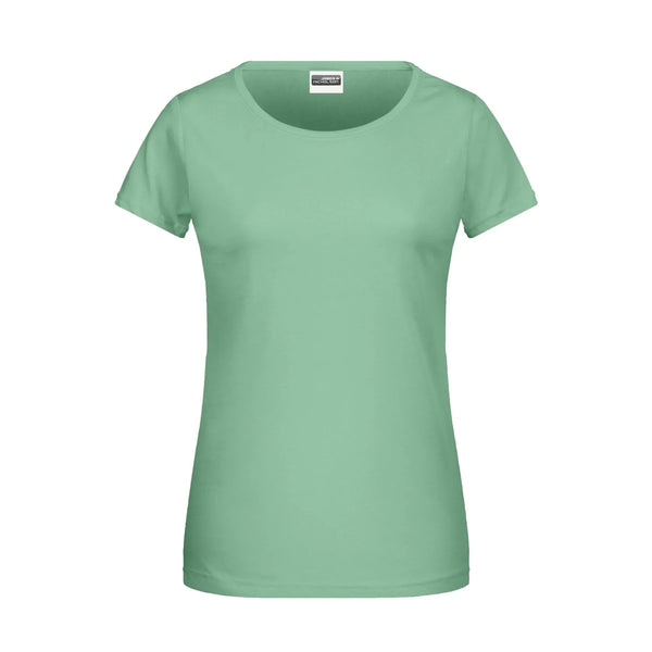 T-shirt Ladies Basic-t jade-green / XS - personalizzabile con logo
