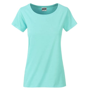 T-shirt Ladies Basic-t mint / XS - personalizzabile con logo