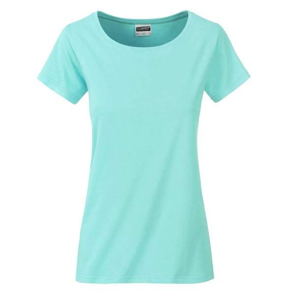 T-shirt Ladies Basic-t mint / XS - personalizzabile con logo