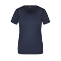 T-shirt Ladies Basic-t navy / S - personalizzabile con logo