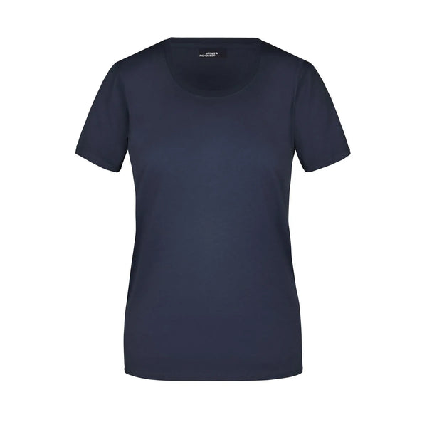 T-shirt Ladies Basic-t navy / S - personalizzabile con logo