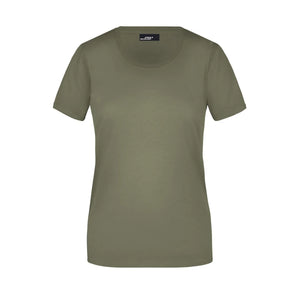 T-shirt Ladies Basic-t olive / S - personalizzabile con logo
