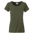 T-shirt Ladies Basic-t olive / XS - personalizzabile con logo