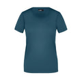 T-shirt Ladies Basic-t petrol / S - personalizzabile con logo