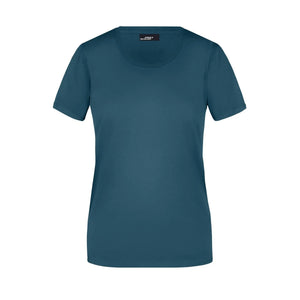 T-shirt Ladies Basic-t petrol / S - personalizzabile con logo