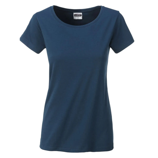 T-shirt Ladies Basic-t petrol / XS - personalizzabile con logo