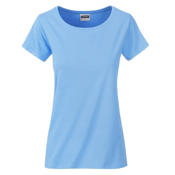 T-shirt Ladies Basic-t sky-blue / XS - personalizzabile con logo