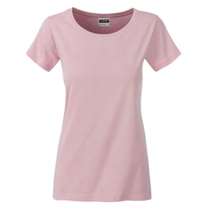 T-shirt Ladies Basic-t soft pink / XS - personalizzabile con logo