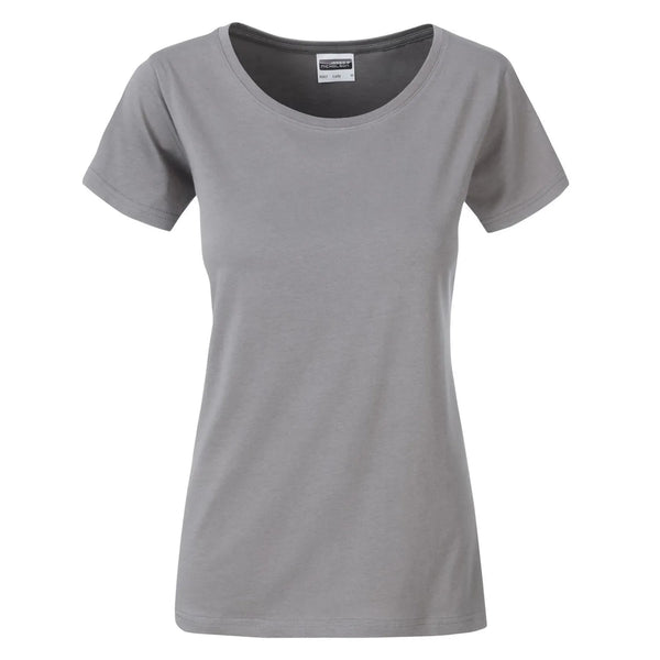 T-shirt Ladies Basic-t steel-grey / XS - personalizzabile con logo