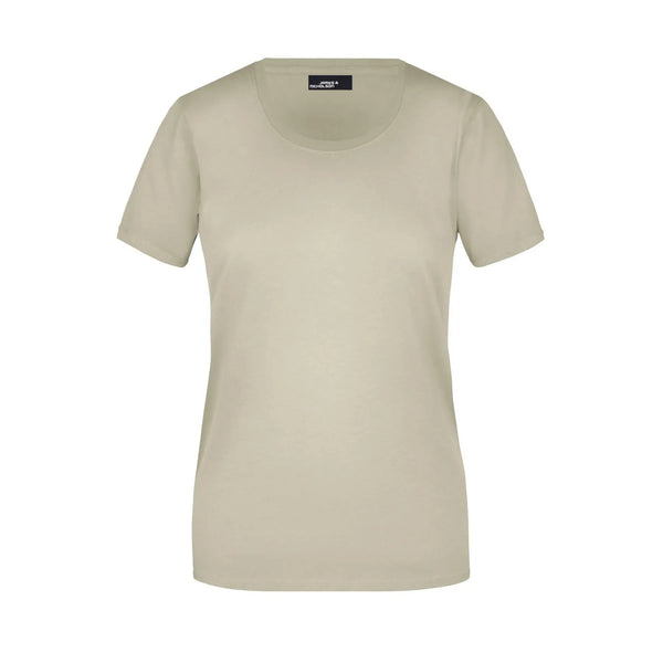 T-shirt Ladies Basic-t stone / S - personalizzabile con logo