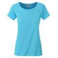 T-shirt Ladies Basic-t turquoise / XS - personalizzabile con logo