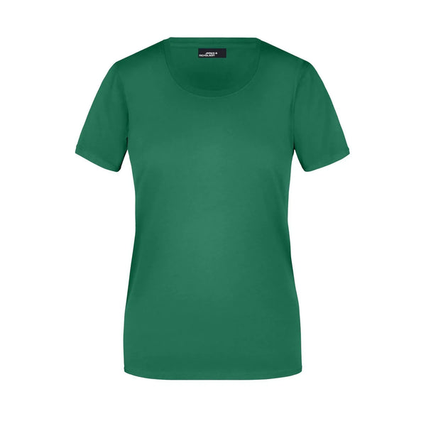 T-shirt Ladies Basic-t verde / S - personalizzabile con logo