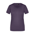 T-shirt Ladies Basic-t viola / S - personalizzabile con logo