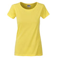 T-shirt Ladies Basic-t yellow / XS - personalizzabile con logo
