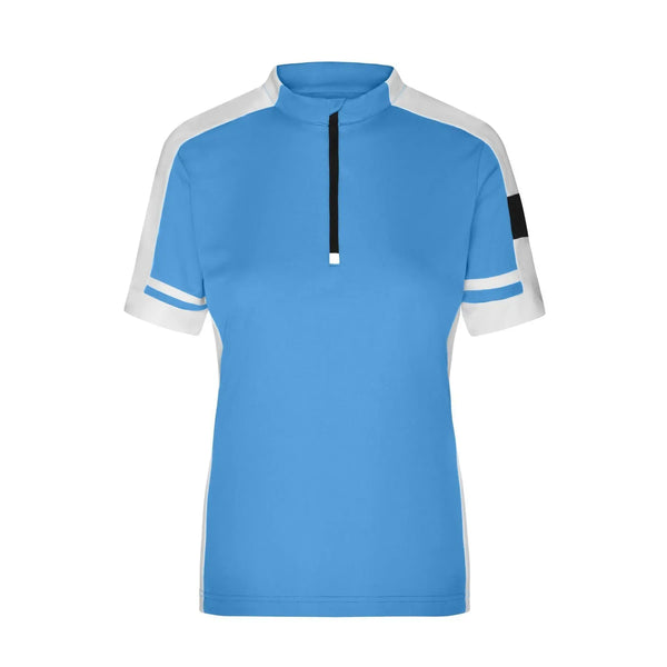 T-shirt Ladies Bike-t Half Zip cobalt / S - personalizzabile con logo