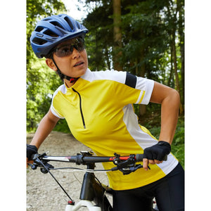 T-shirt Ladies Bike-t Half Zip - personalizzabile con logo