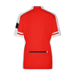 T-shirt Ladies Bike-t Half Zip - personalizzabile con logo