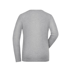 T-shirt Ladies Bio Stretch-maniche lunghe Work - Solid - personalizzabile con logo