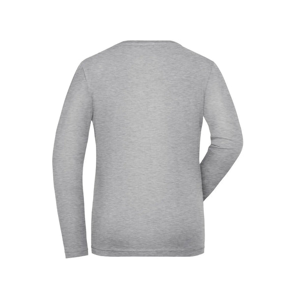 T-shirt Ladies Bio Stretch-maniche lunghe Work - Solid - personalizzabile con logo