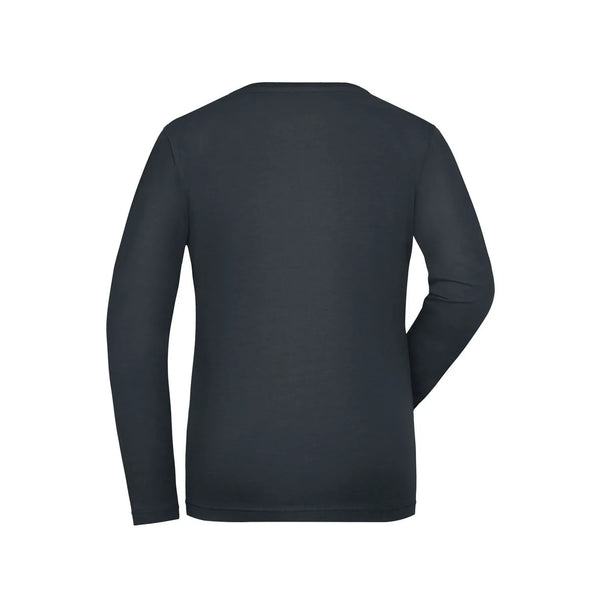 T-shirt Ladies Bio Stretch-maniche lunghe Work - Solid - personalizzabile con logo